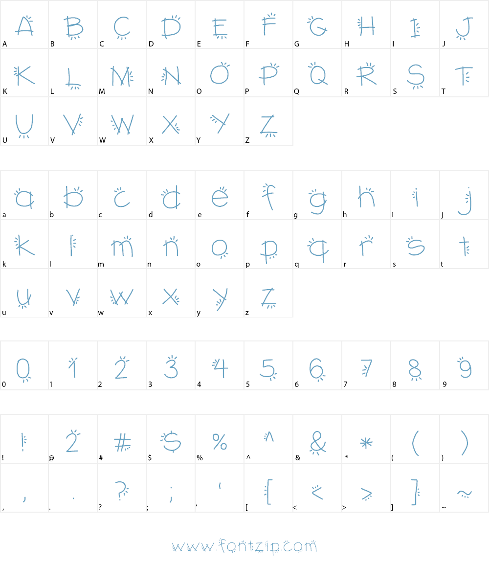 gj no culpes a la playa Font Character